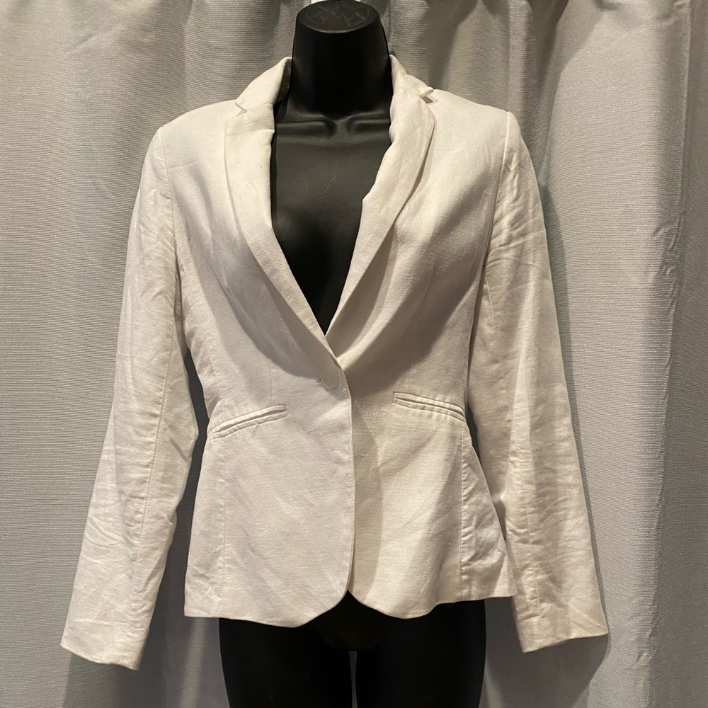 White blazer jacket